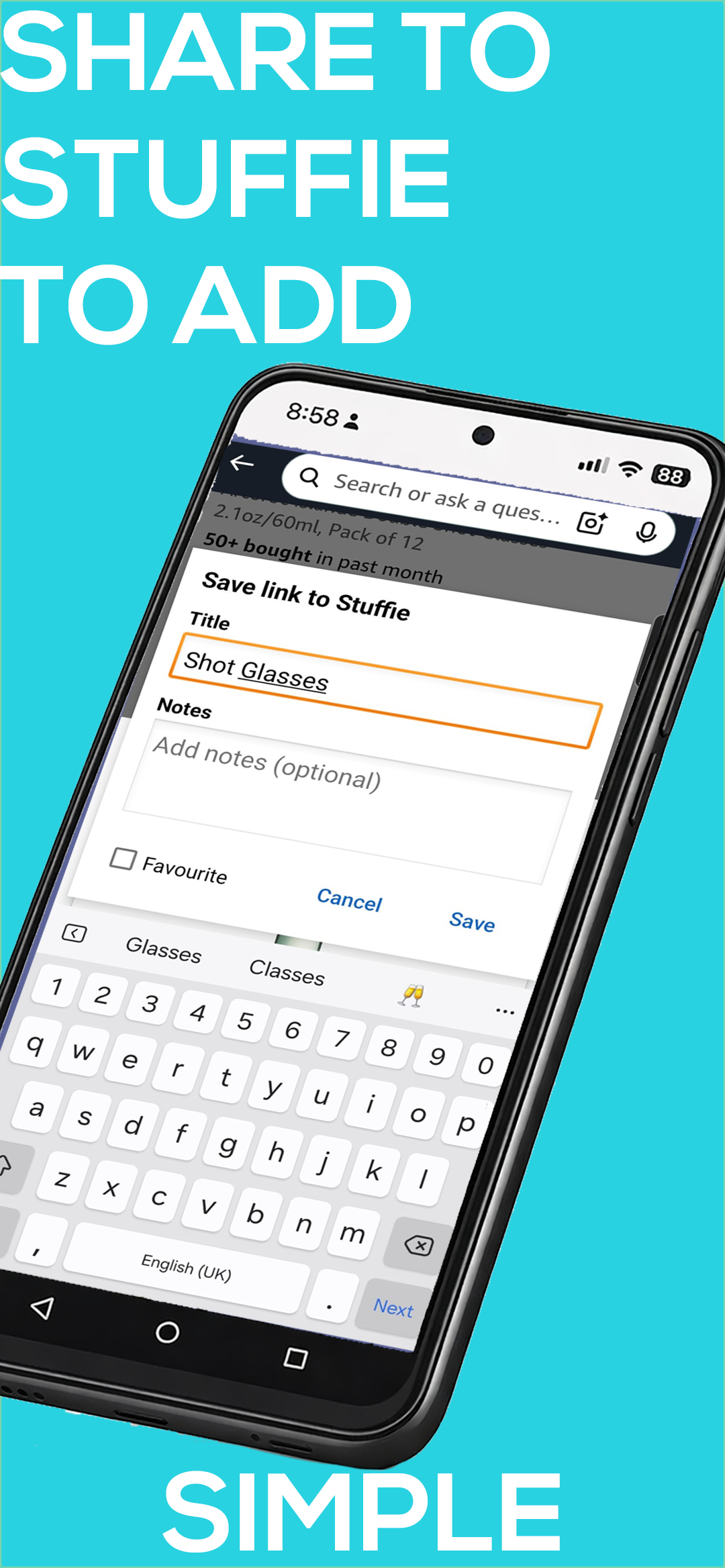 Stuffie customization options